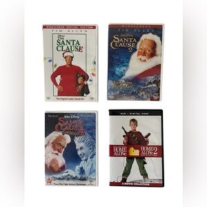 The Santa Clause & Home Alone Christmas DVD Lot (5 Movies)